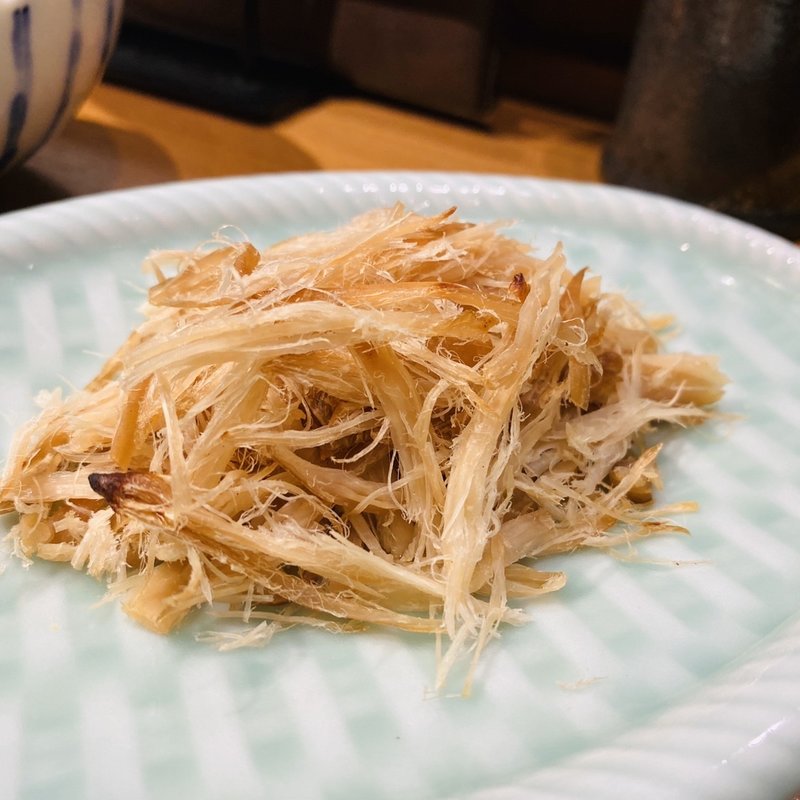 ささみの風干し(焼き鳥 松元 丸の内店)