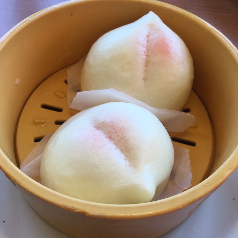 桃まん(2ヶ)(餃子の王将 原店)