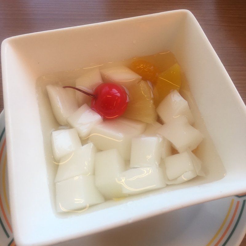 杏仁豆腐(餃子の王将 原店)