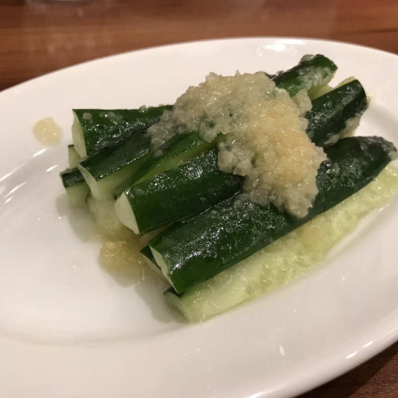 たたききゅうり(雲龍一包軒　ららぽーと 富士見)