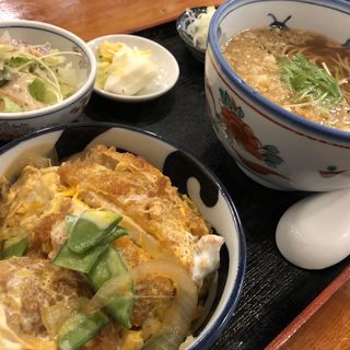 サービスかつ丼セット(福田屋)