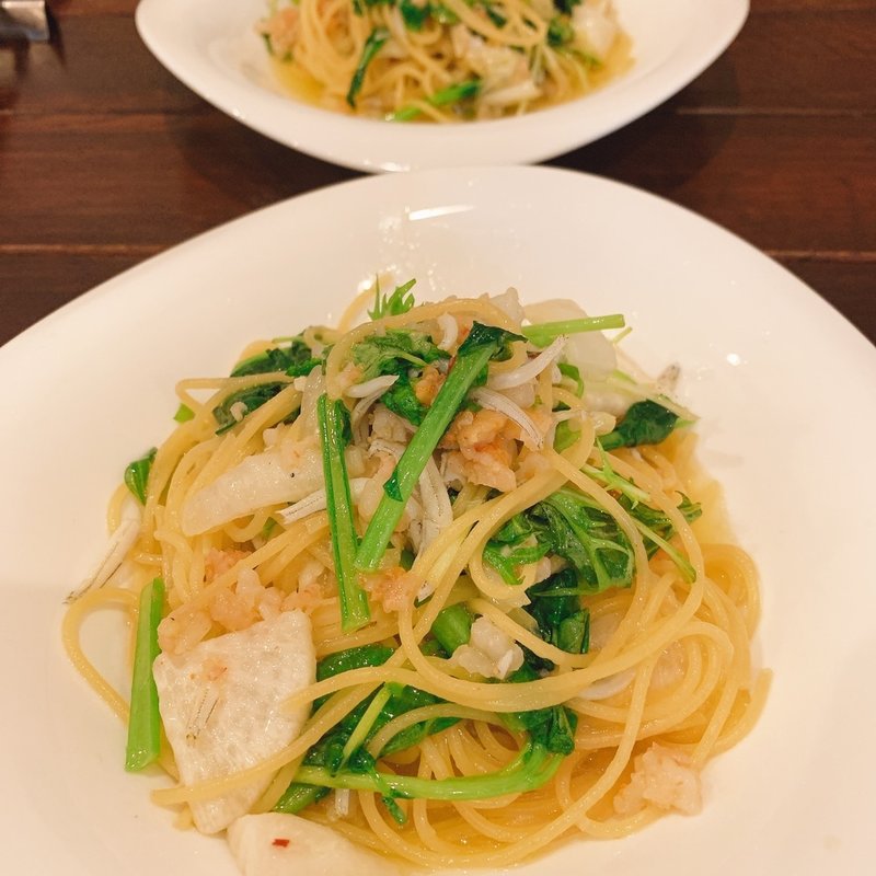 しらすのアーリオオーリオ(ビストロ野崎)