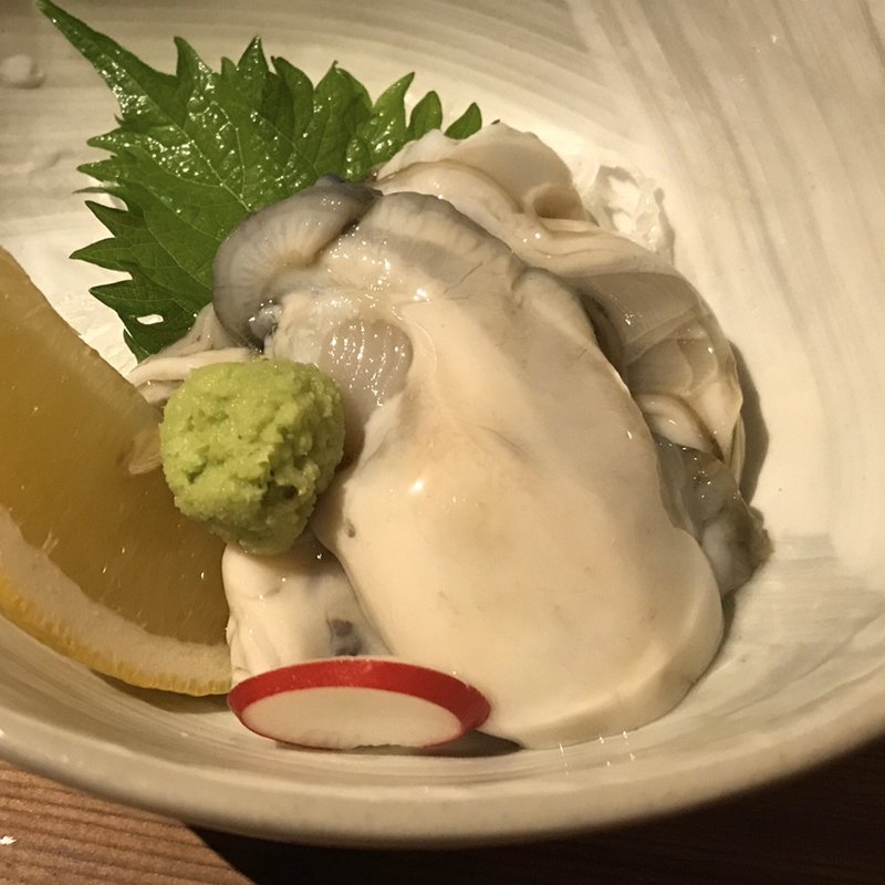 厚岸産 かき刺身(旅篭)