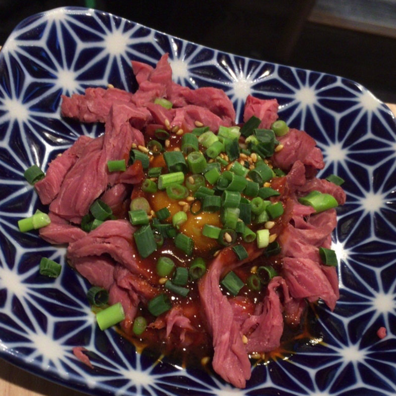 ハラミユッケ(ふれあい酒場ほていちゃん 上野2号店)