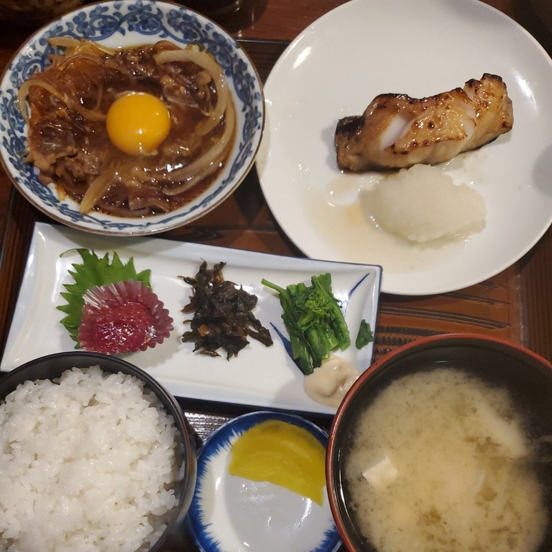 銀ダラ定食(和食 こふじ)