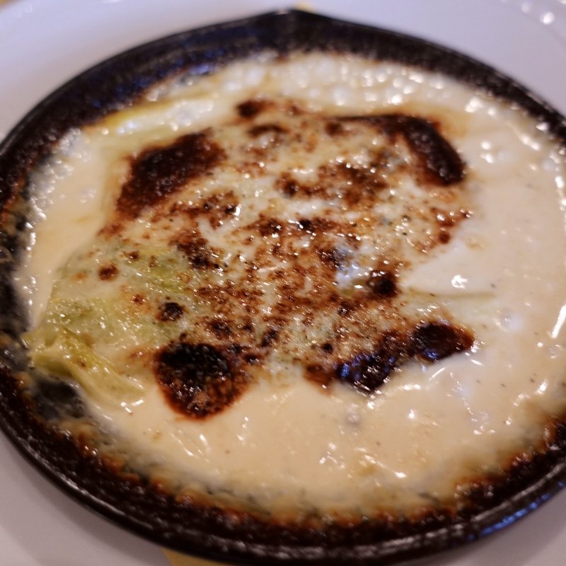 ポロ葱クリームゴルゴンゾーラとろとろオーブン焼き(アル チェッポ （AL Ceppo）)