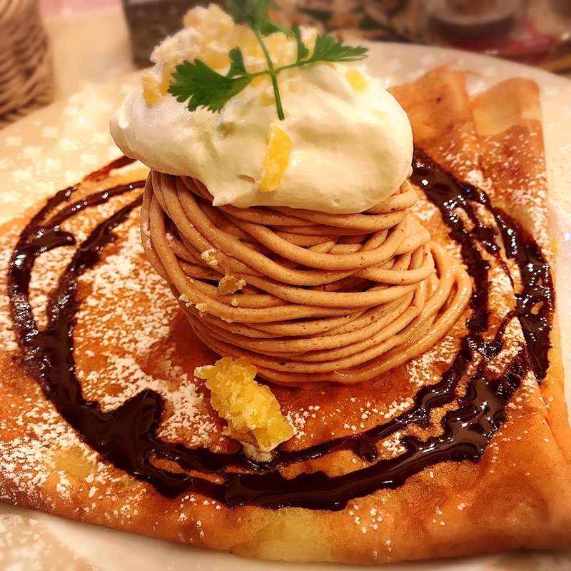 モンブランクレープ(クレープリー・アルション)