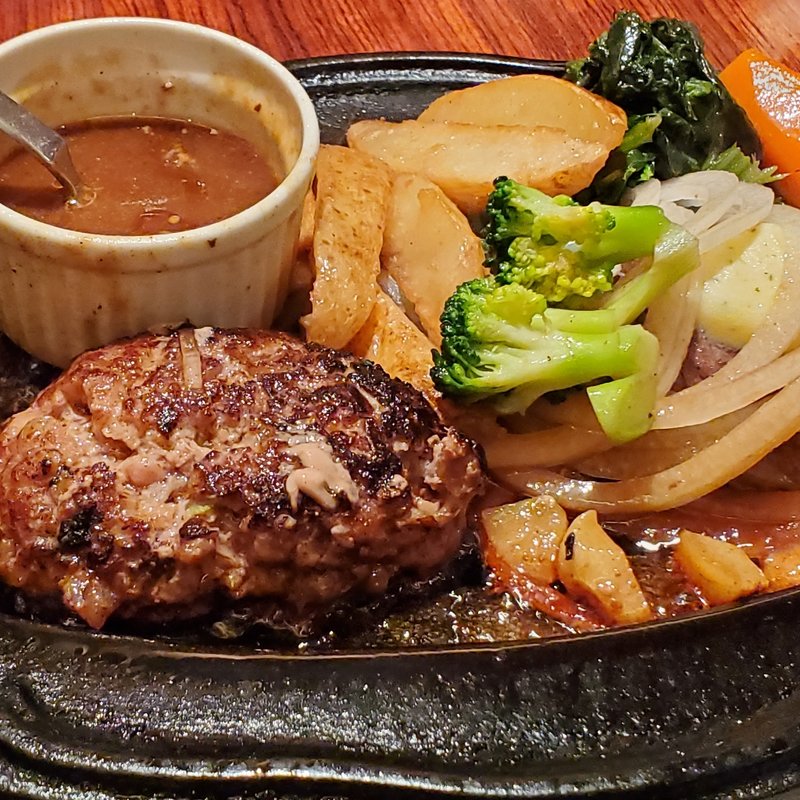 素敵庵ハンバーグセット(素敵庵 銀座店)