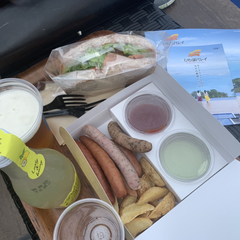 ソーセージ盛り合わせ(びわ湖テラス )