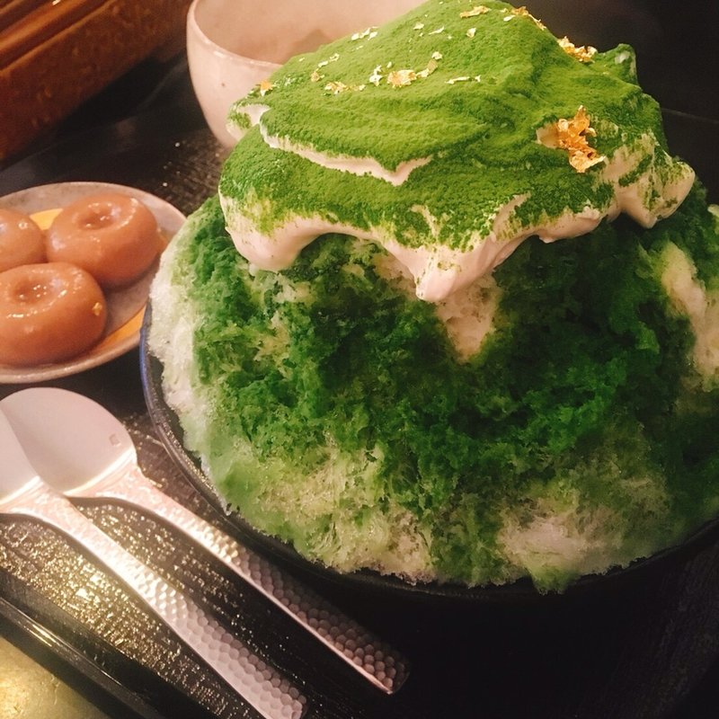 抹茶ティラミスかき氷(甘寛)