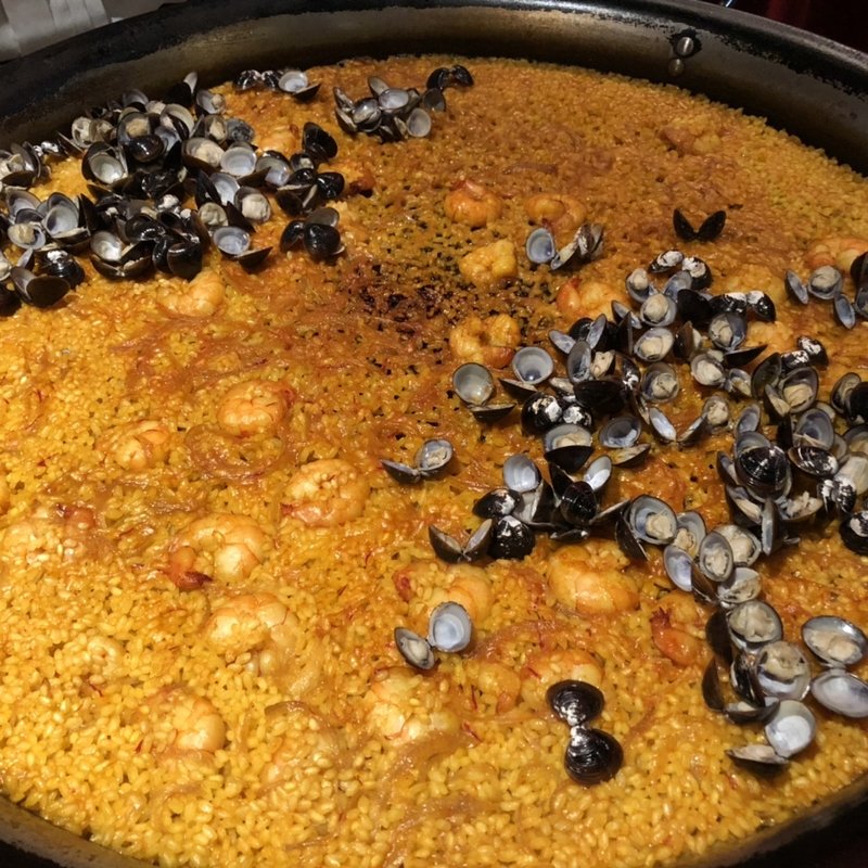 蜆と海老のパエリア(TexturA (テクストゥーラ))