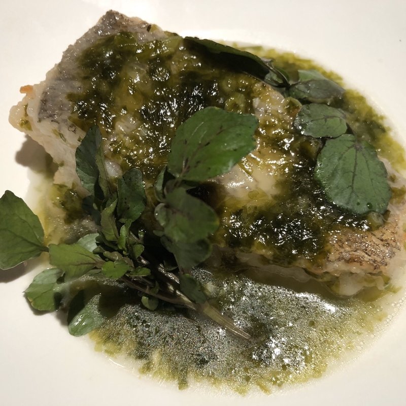 タラのサルサヴェルデ(TexturA (テクストゥーラ))