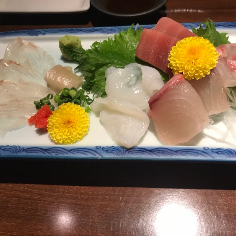 刺身盛り合わせ(日本酒×和食 和み酒房 げん with 川崎 DOBUROKU STUDIO)