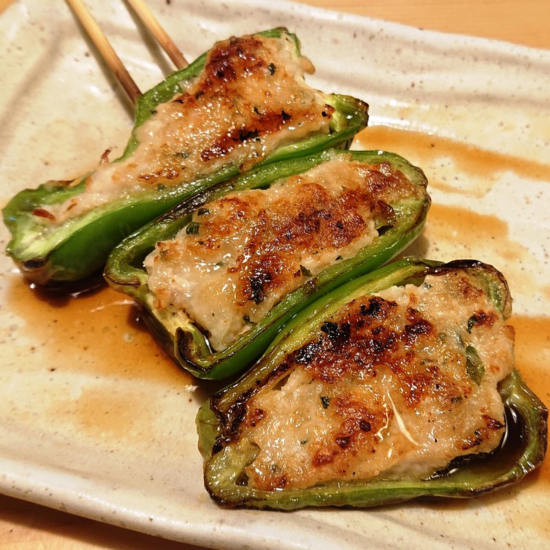 ピーマン肉詰(鳥貴族 池上店)