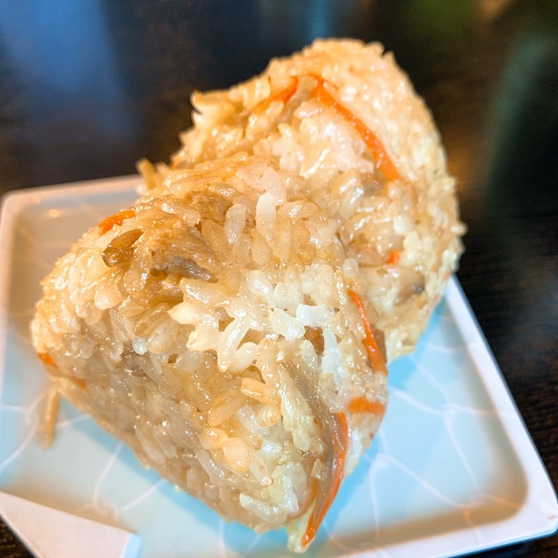 かしわおにぎり(うどん処 あずみ 田主丸店)