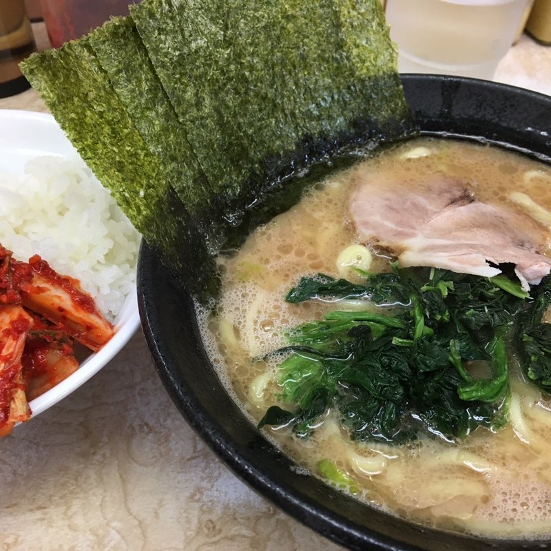 ラーメンとキムチライス(川崎家 榎町店)