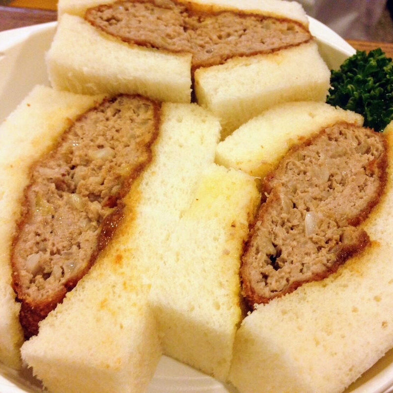 ハンバーグサンド(洋食ホクエツ)