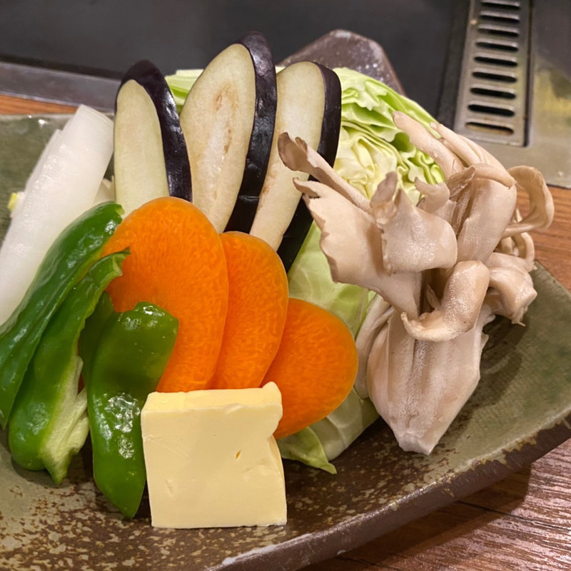 野菜盛り(浅草 もんじゃお好み焼き ぽんちゃん)