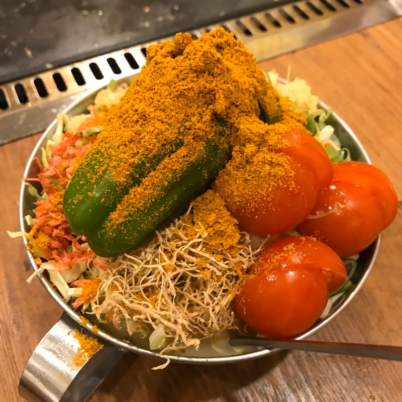 キーマカレー　もんじゃ(浅草 もんじゃお好み焼き ぽんちゃん)