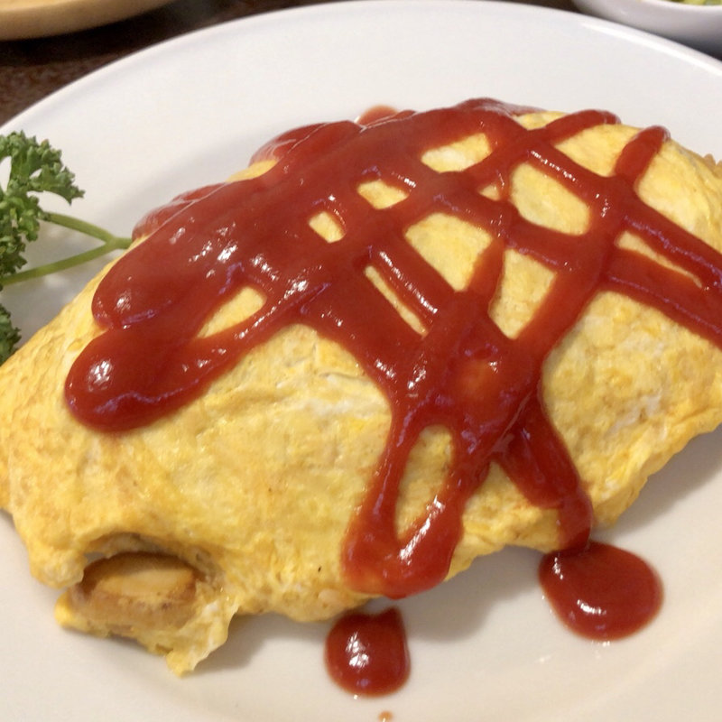 オムライス(ケチャップ)(キッチン Nodaya)