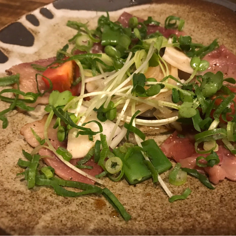 薄切り牛炙り(肉洋食オオタケ)