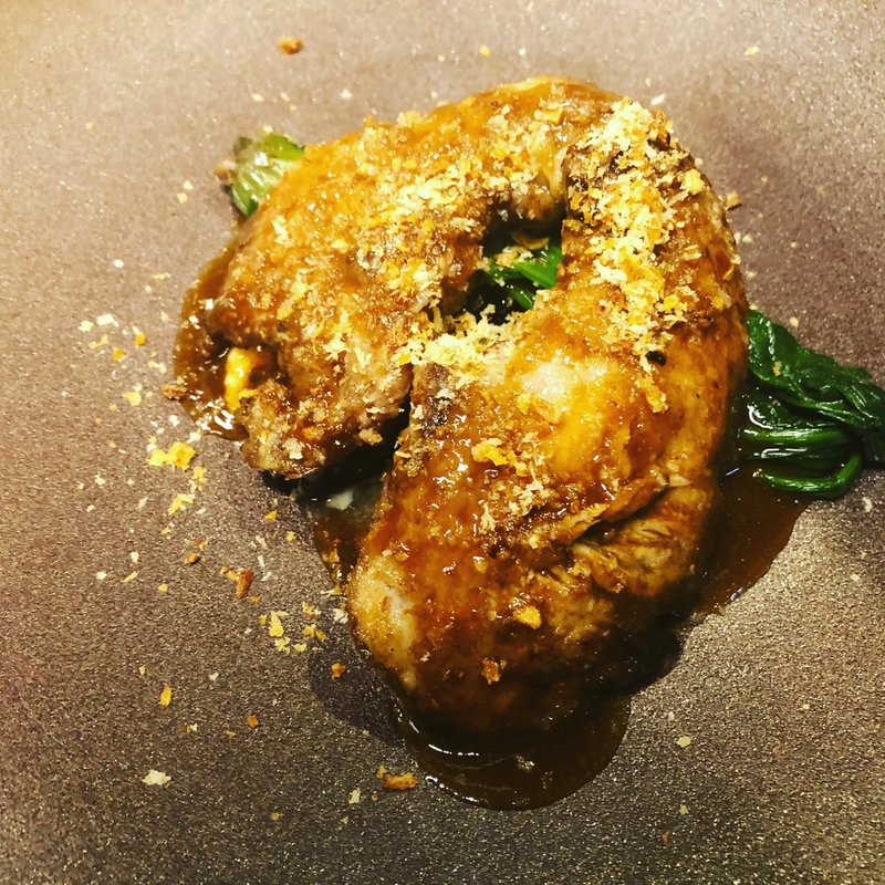 新専門店 豊洲 「布長」の
スパイスをまぶした鮪ほほ肉のムニエル(ビストロオーズ)