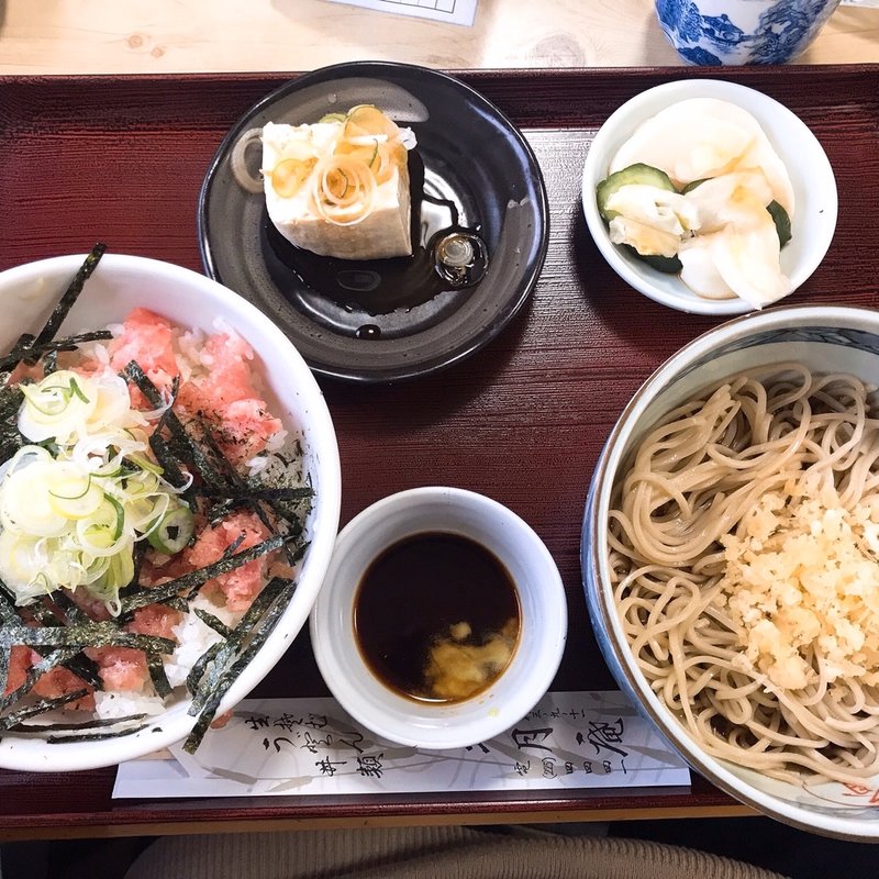 ネギトロ丼セット(久月庵 )