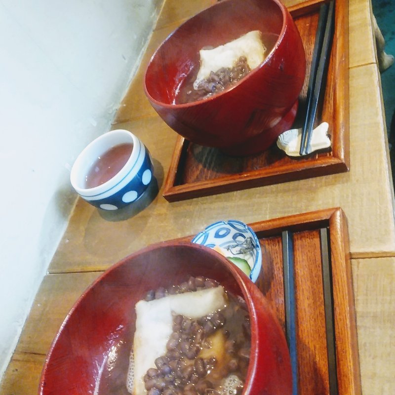 おぜんざい(名物たいやき 招き猫餡舗)