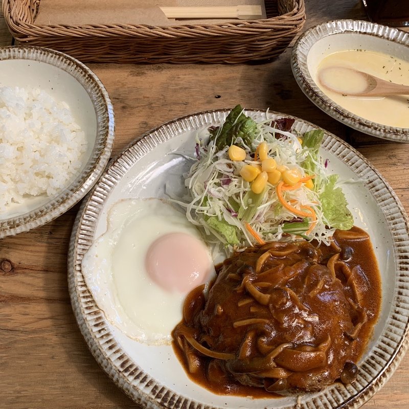 ハンバーグ(山の家 はせがわ )