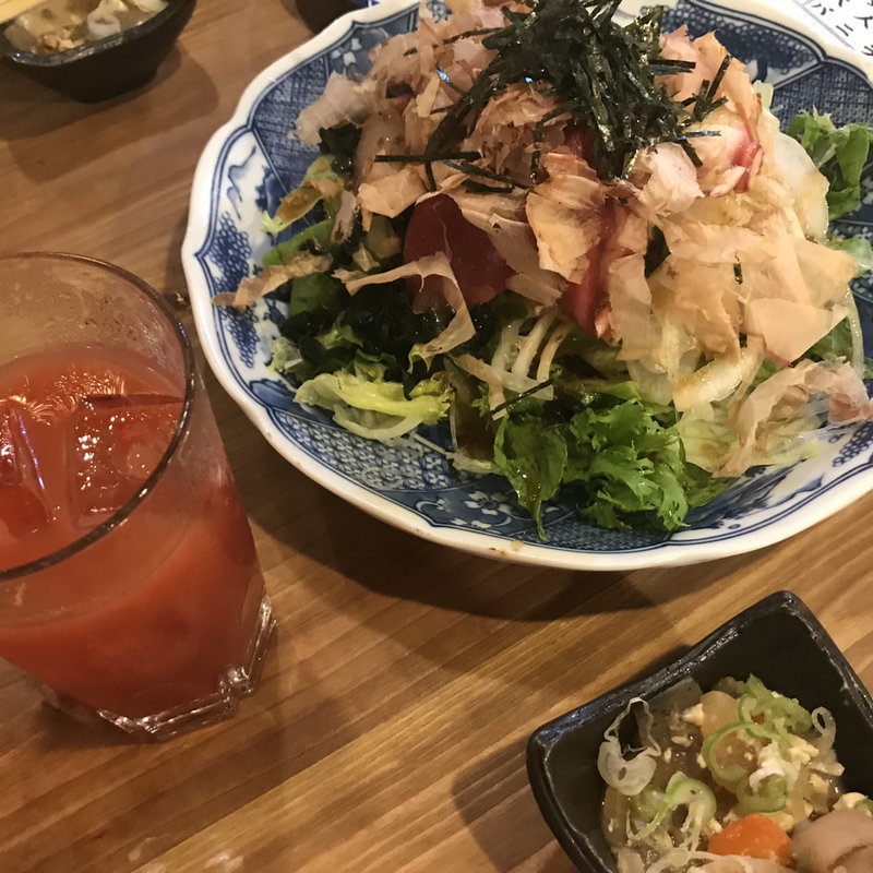 もんじゃ風サラダ(浦和 豊丸)