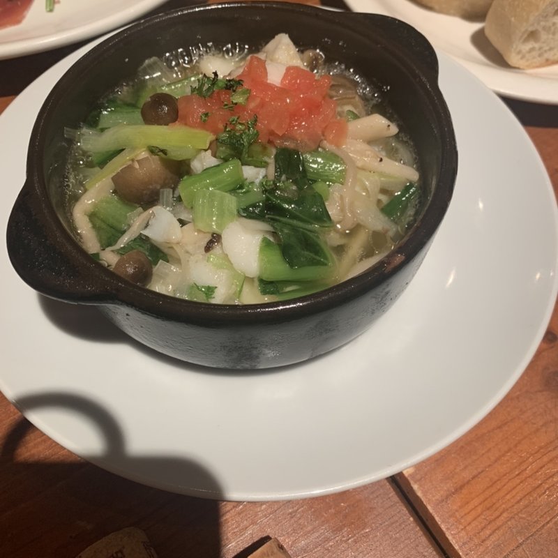 タラと野菜たっぷりのアヒージョ(PIZZERIA & BAR RICCO)