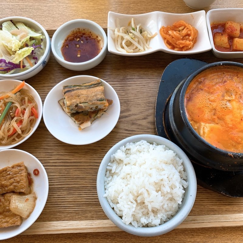 スンドゥブチゲ膳(韓国ごはんパプサン 柏高島屋ステーションモール店)