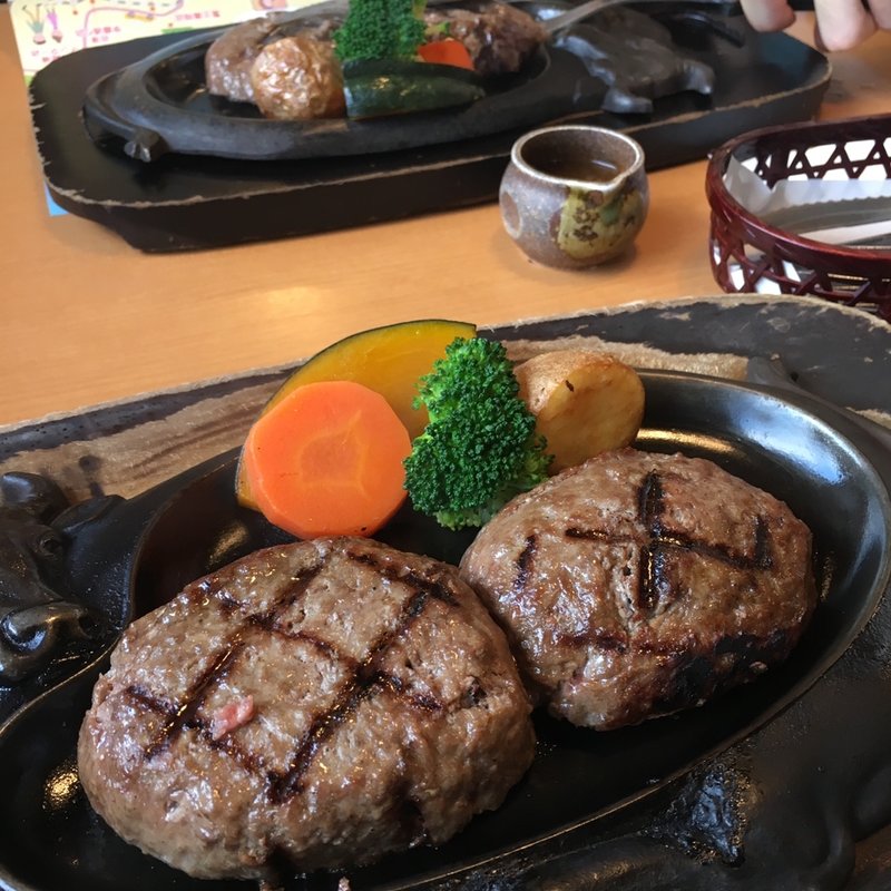 げんこつハンバーグ(炭焼きレストランさわやか 浜松和合店 （スミヤキレストランサワヤカ）)