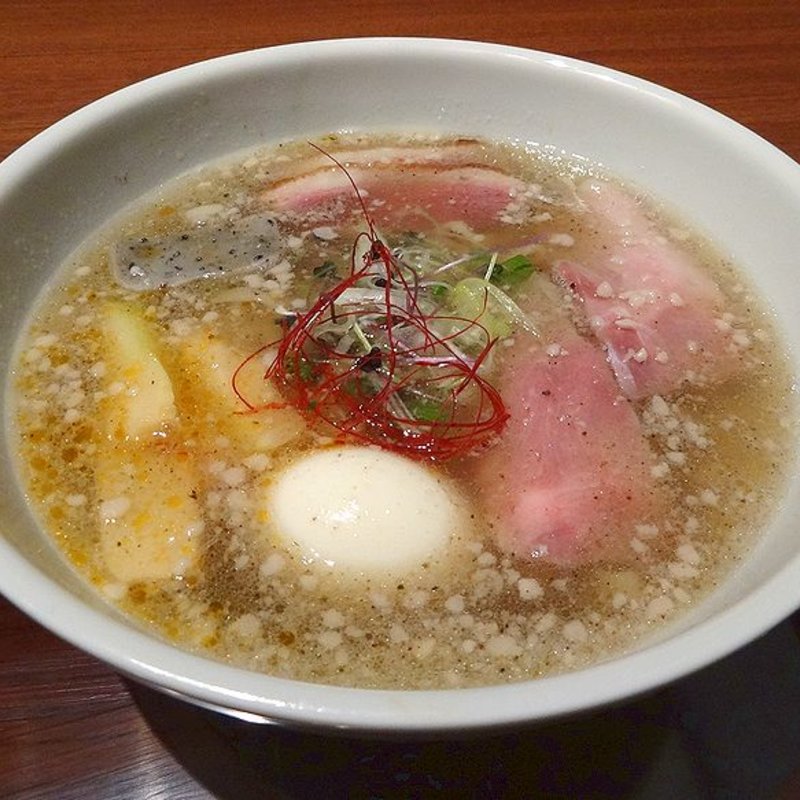 蛤だしと天然鯛だしの汐ラー麺（セット）(魚坐（さかなざ）)