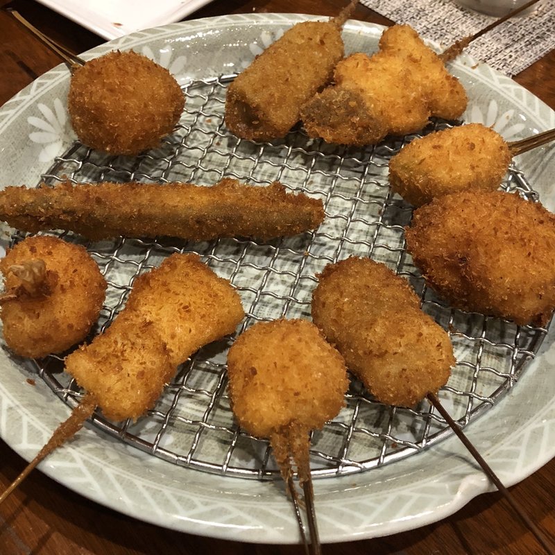 盛り合わせ7串(串膳 （くしぜん）阪神西宮店)