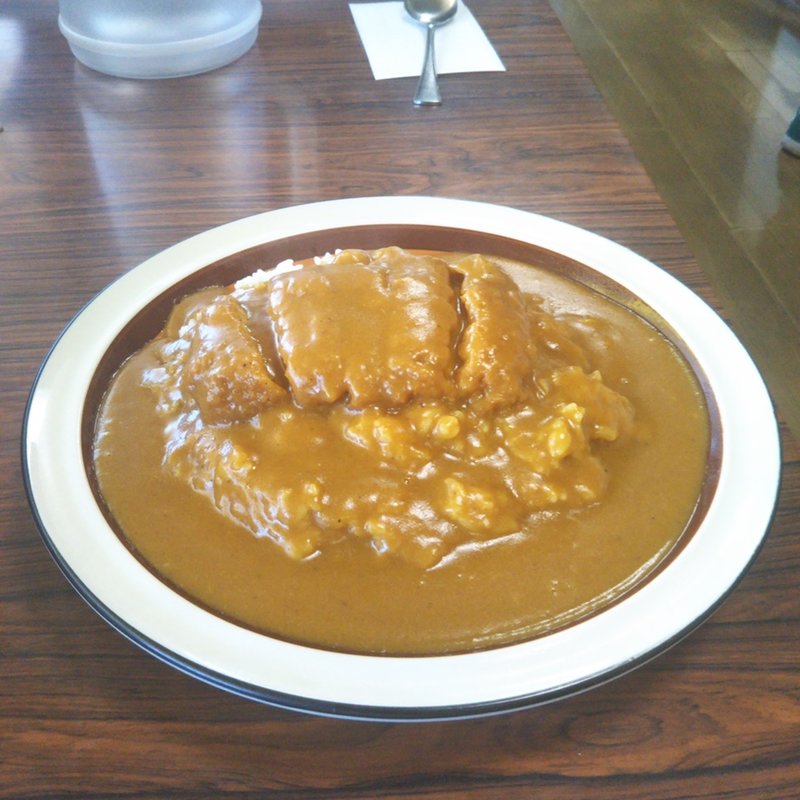 カツカレー大盛(カレーの王様 風車 （カレーノオウサマ フウシャ）)