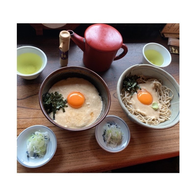 山かけそば(はつ花 本店)