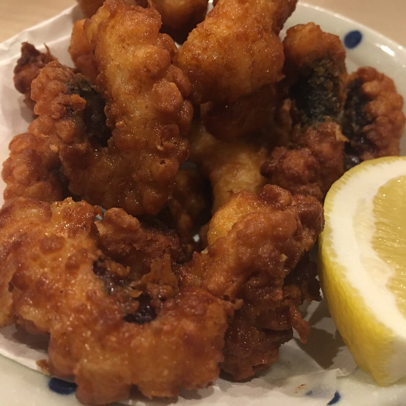 タコ唐揚げ(海の家 よこちゃん)