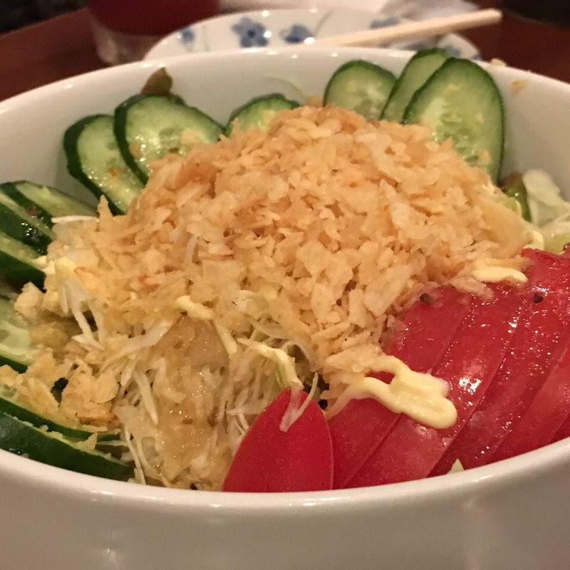 野菜サラダ(おたまじゃ串 )