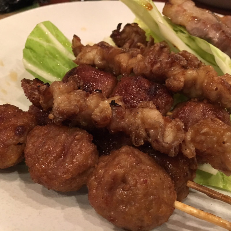 とり皮(おたまじゃ串 )