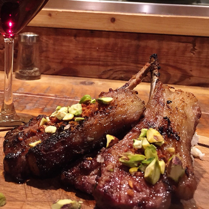 仔羊の炭火焼(knock 恵比寿)