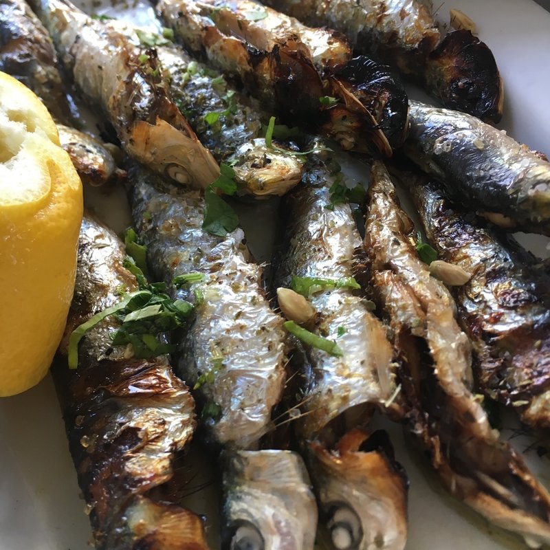 イワシのグリル(Cafe Athena)