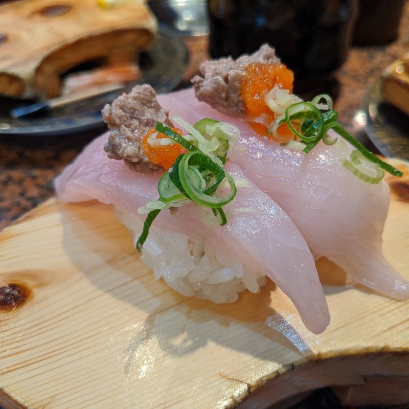 皮はぎ肝添え(すし弁慶 道笑町店 )