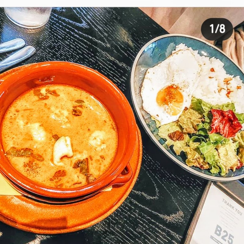 タイカレーランチセット(テラスカフェＴＵＦＦE大丸心斎橋)