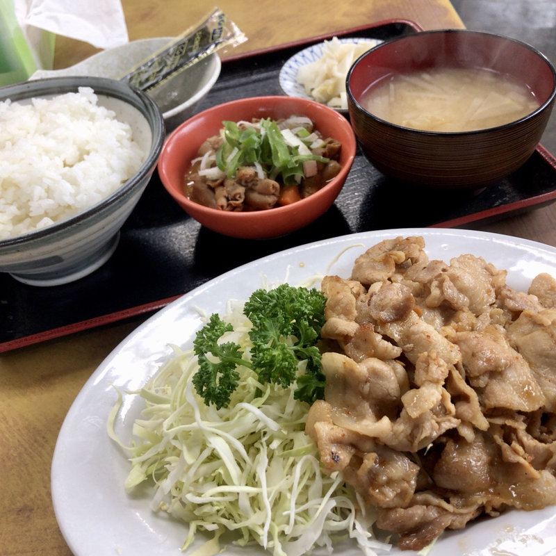 しょうが焼き定食(はらぺこ食堂)