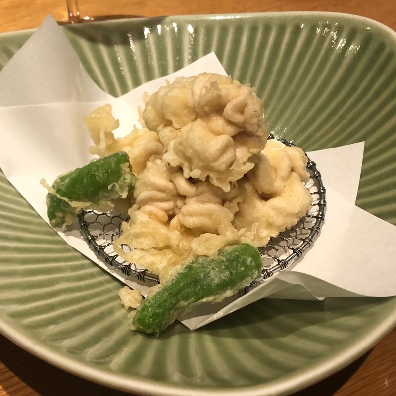 白子の天ぷら(和心庵のら)