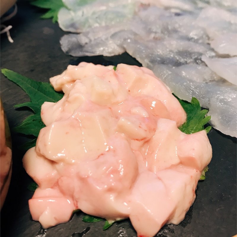 カワハギ姿造り(海鮮家 海進丸)