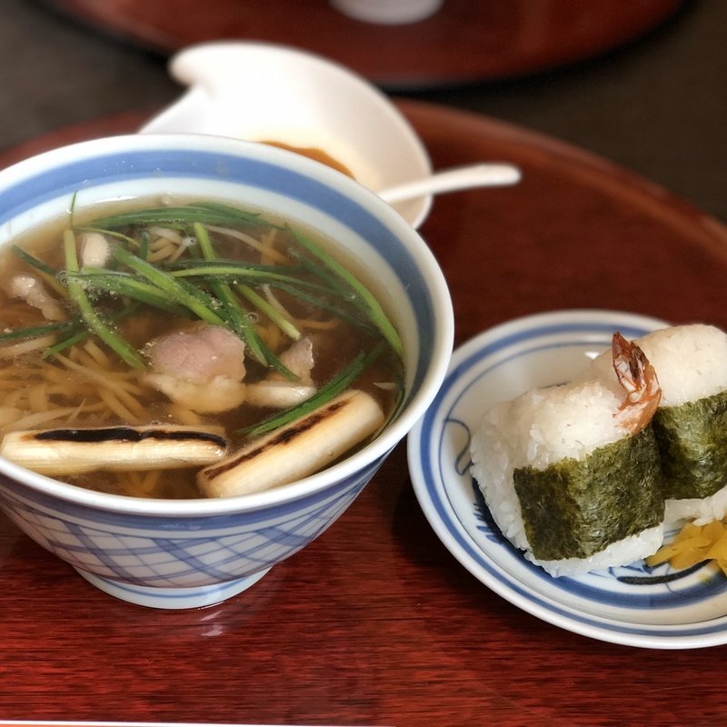 鴨南蛮そばセット(蕎麦処 一徳)