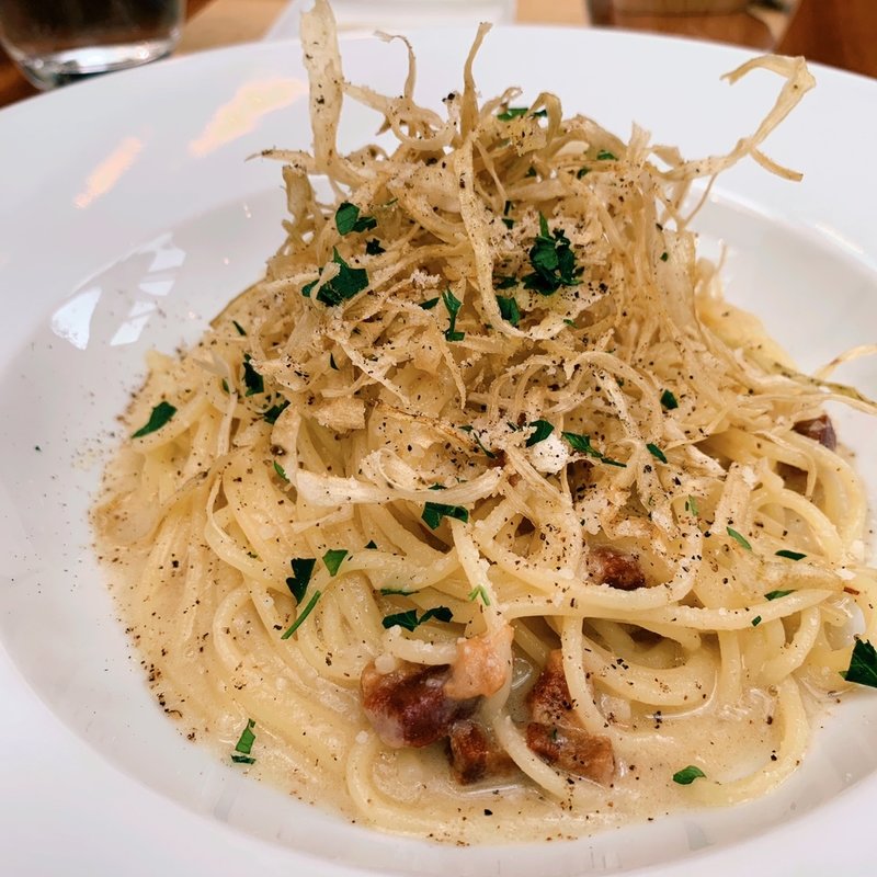 ごぼうのパスタ(オールデイダイニング フレンチ キッチン)