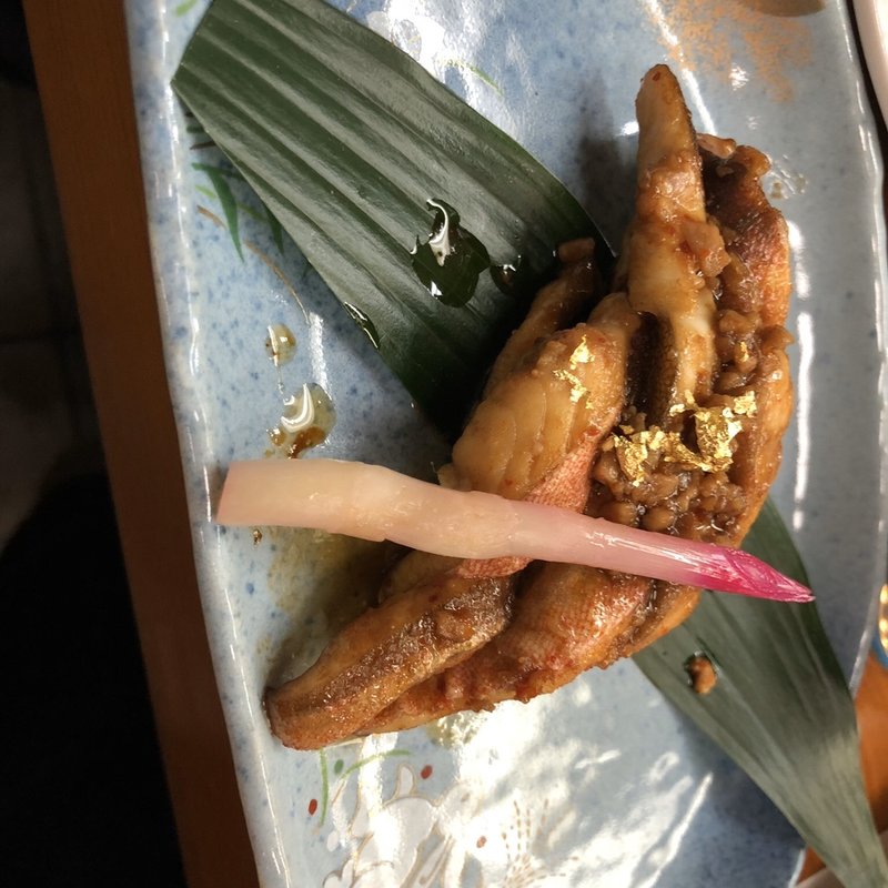 白子の醤油焼き(寿司割烹　みやもと)